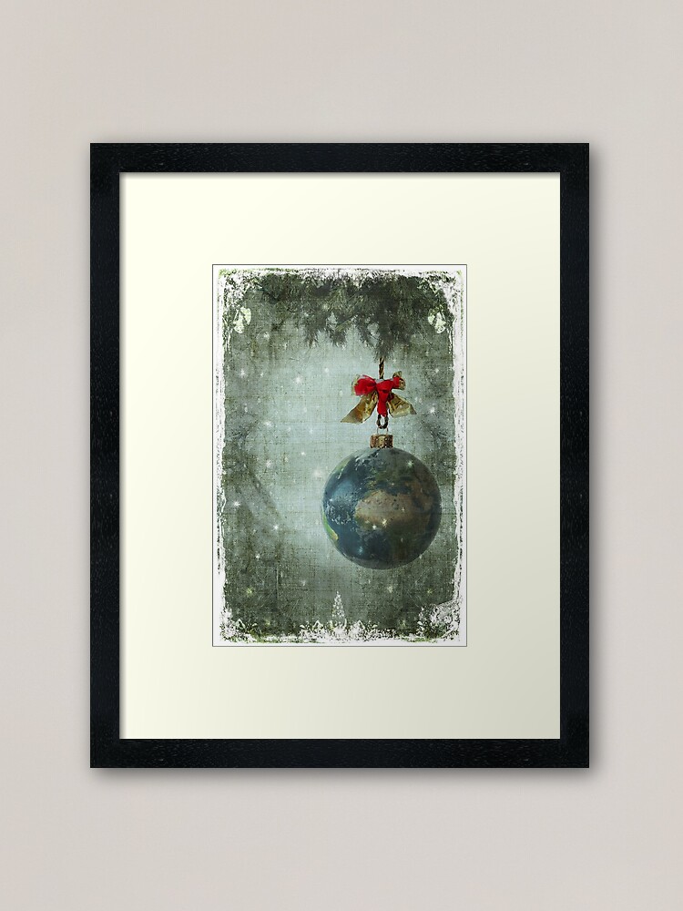 Alternate view of Peace on earth... Framed Art Print
