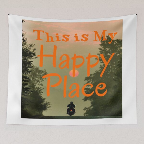 Item preview, MOTORCYCLE - MY HAPPY PLACE designed and sold by CalliopeSt.