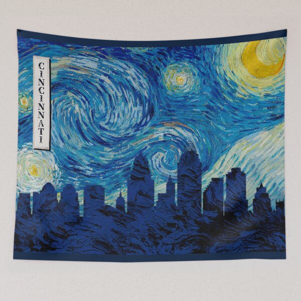 Item preview, Cincinnati Van Gogh Starry Night designed and sold by DFerraz.