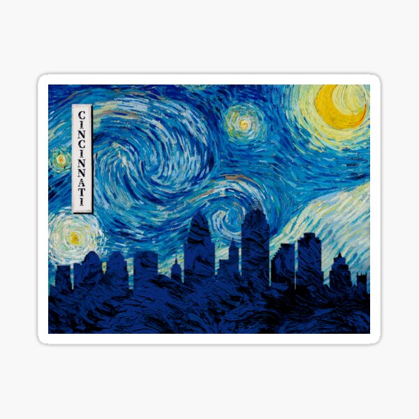 Item preview, Cincinnati Van Gogh Starry Night designed and sold by DFerraz.