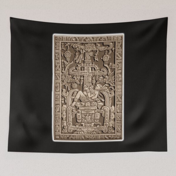 Item preview, Ancient Astronaut. Pakal, Maya, sarcophagus lid. Classic . designed and sold by BondBradley46.