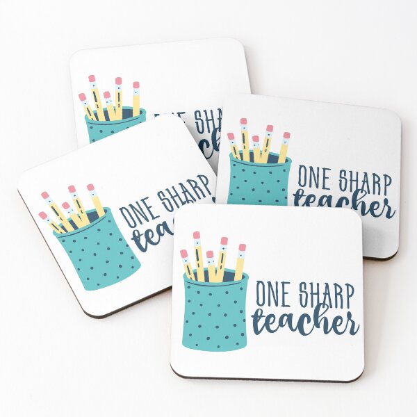 Item preview, One Sharp Teacher Pencil Cup designed and sold by Eagerly Elementary Music.