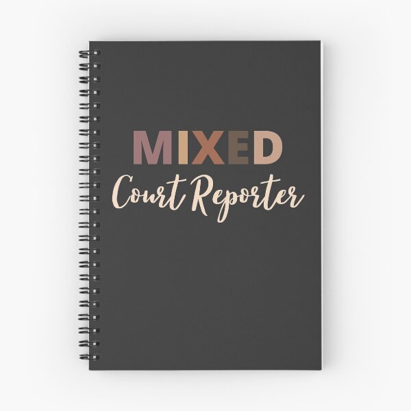 Item preview, Mixed Race court-reporter designed and sold by LAST WEEK'S STOLEN AESTHETICS.