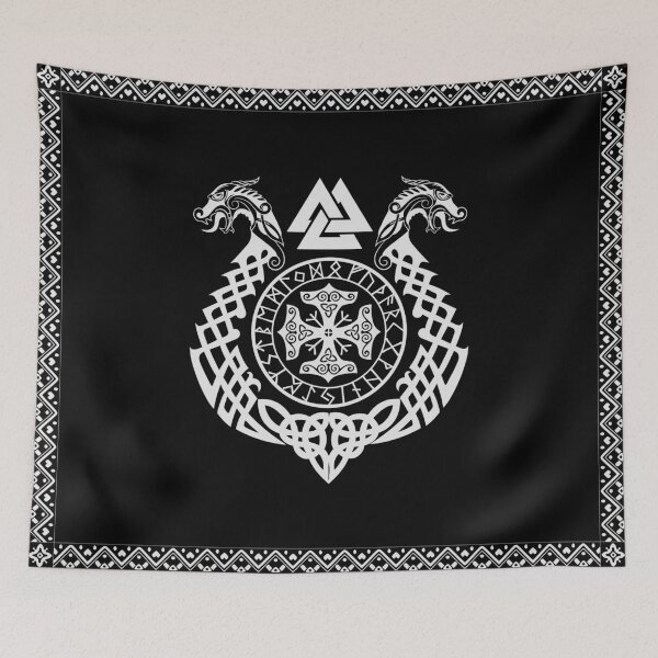 Item preview, Viking Symbol Norse Runes Dragon Boat Viking designed and sold by Dog-T-Shirts.