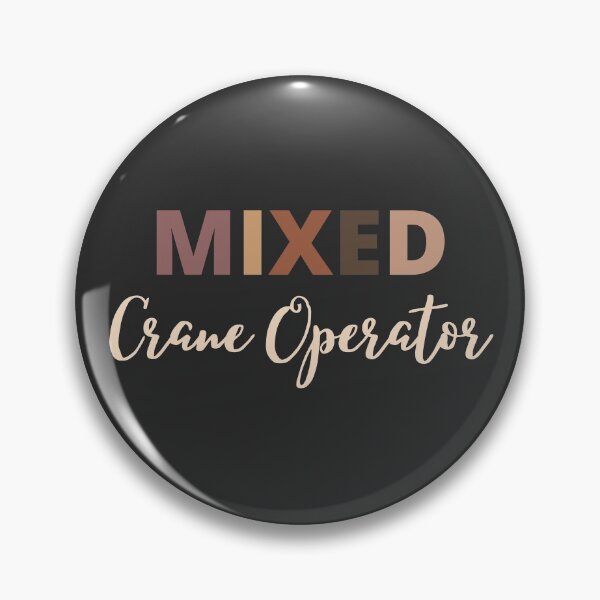 Item preview, Mixed Race crane-operator designed and sold by LAST WEEK'S STOLEN AESTHETICS.