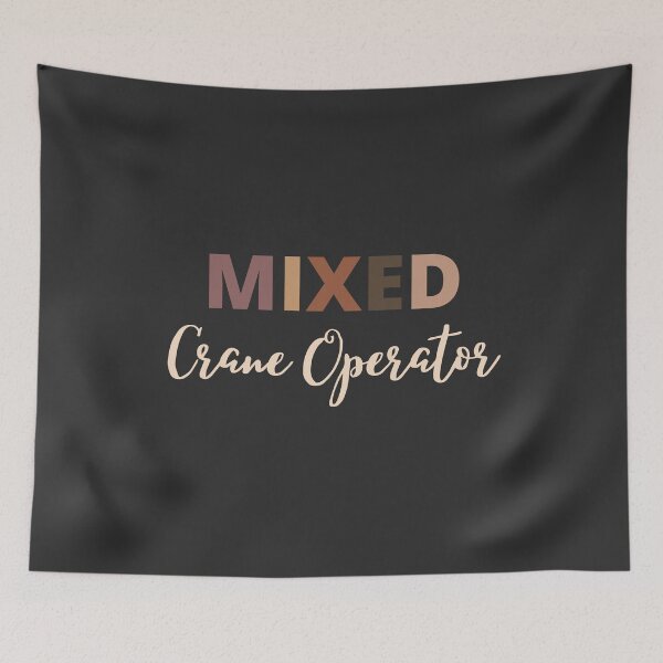 Item preview, Mixed Race crane-operator designed and sold by LAST WEEK'S STOLEN AESTHETICS.