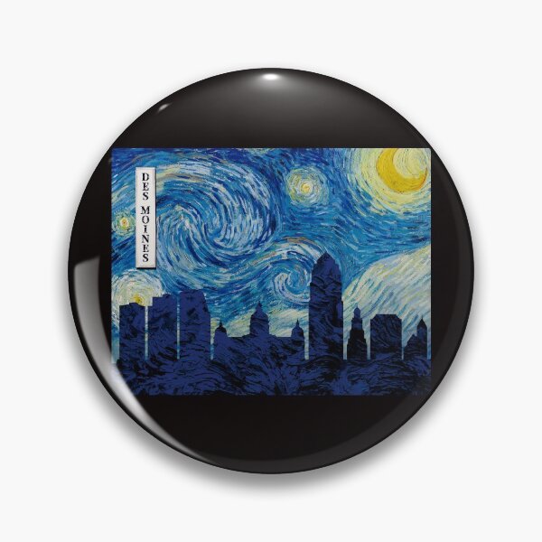 Item preview, Des Moines Van Gogh Starry Night designed and sold by DFerraz.