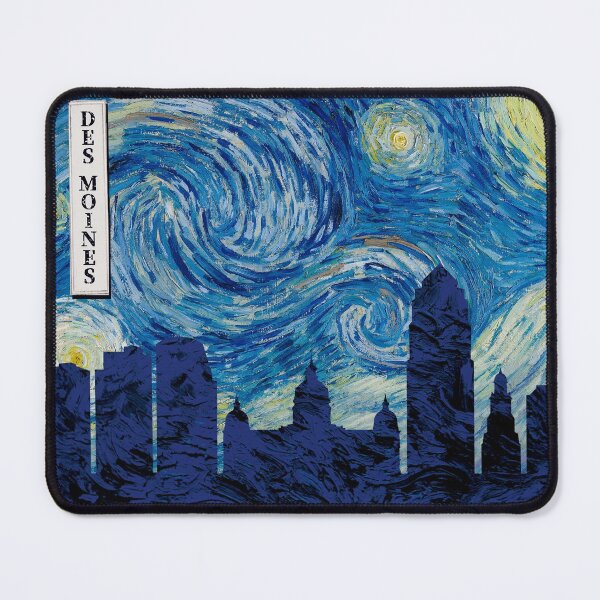 Item preview, Des Moines Van Gogh Starry Night designed and sold by DFerraz.