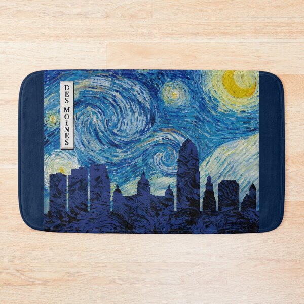Item preview, Des Moines Van Gogh Starry Night designed and sold by DFerraz.