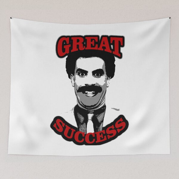 Item preview, Black Art borat Great Success Funny Retro The Movie designed and sold by RubenPrice2210.