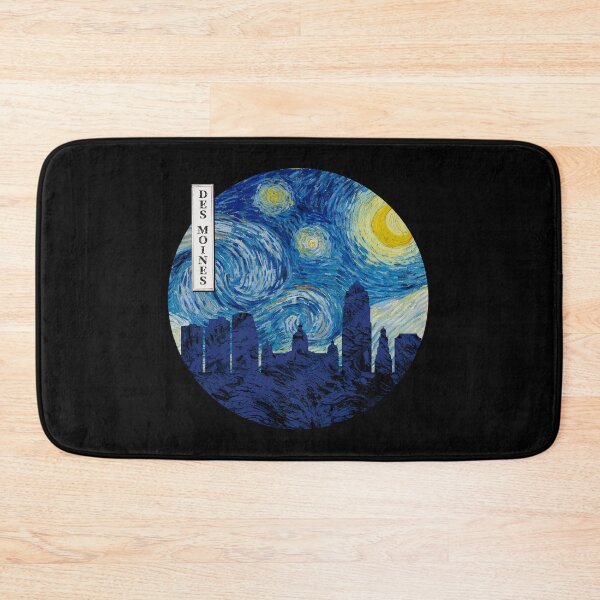 Item preview, Des Moines Starry Night Van Gogh Circle designed and sold by DFerraz.