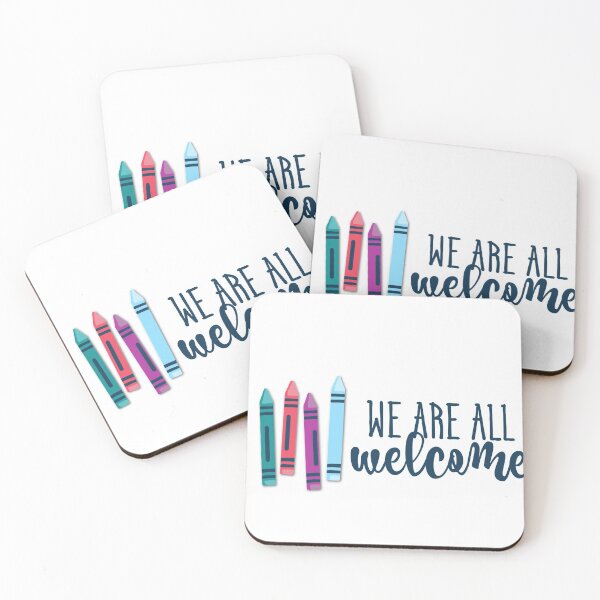 Item preview, We Are All Welcome Crayons designed and sold by Eagerly Elementary Music.