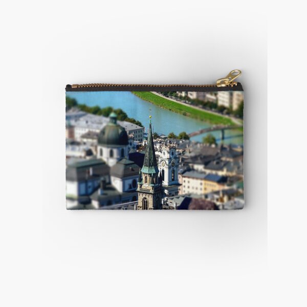 Item preview, Tilt-shift aerial view to Salzburg, miniature effect, Austria designed and sold by Alexander Sorokopud.