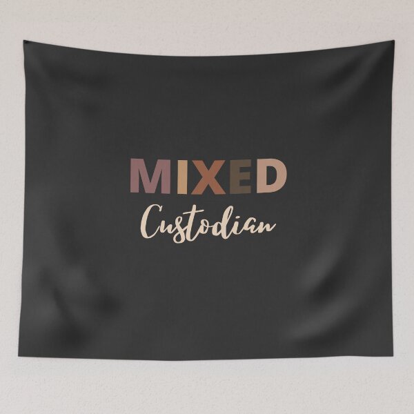 Item preview, Mixed Race custodian designed and sold by LAST WEEK'S STOLEN AESTHETICS.