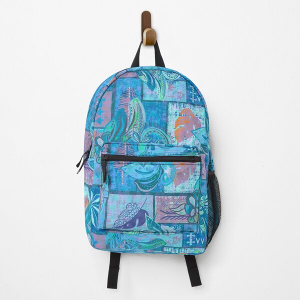 Item preview, VIntage Pink And Teal Samoan Patchwork Tapa Artboard designed and sold by sunnthreads.