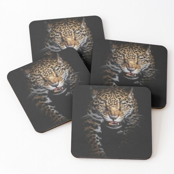 Item preview,  Leopard Hunting On the Prowl Big Cat Dark Blue designed and sold by Rowena Jones.