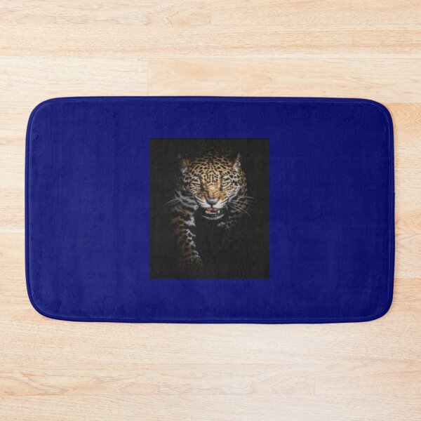 Item preview,  Leopard Hunting On the Prowl Big Cat Dark Blue designed and sold by Rowena Jones.