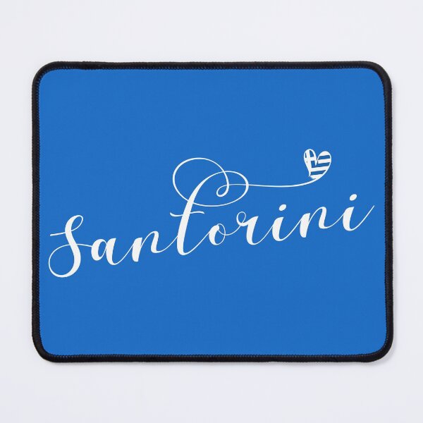 Item preview, Santorini Heart In Flag, Greece, Thira designed and sold by Celticana.