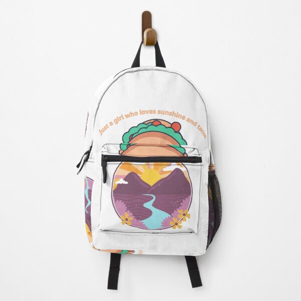 Item preview, Just a girl who loves sunshine and tacos designed and sold by Yasmine Mohammed.
