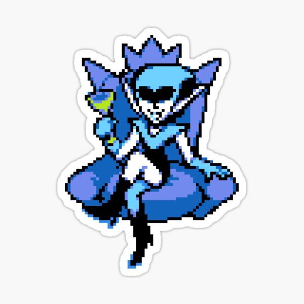  Deltarune Kawaii Kris Vinyl Sticker Laptop Decal Waterproof 5  : Automotive