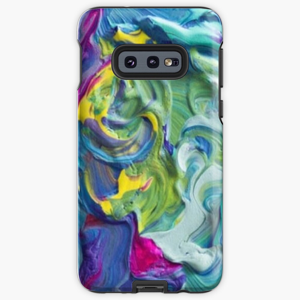 Discover Rainbow flow abstraction Samsung Galaxy Phone Case