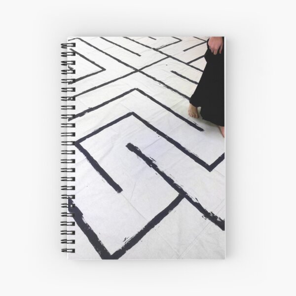 Walking the Labyrinth Spiral Notebook