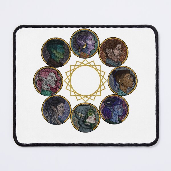 The Mighty Nein Explorers Traveling Across Continents Explore The World Cool Gifts Mouse Pad