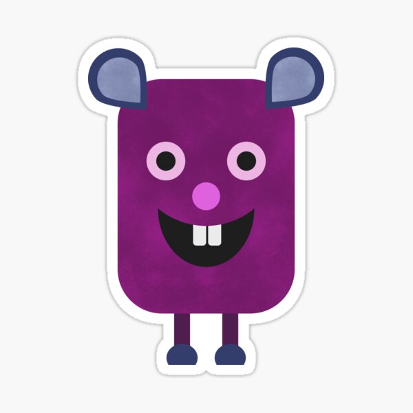 Item preview, Purple Shape Monster designed and sold by amkleindesigns.