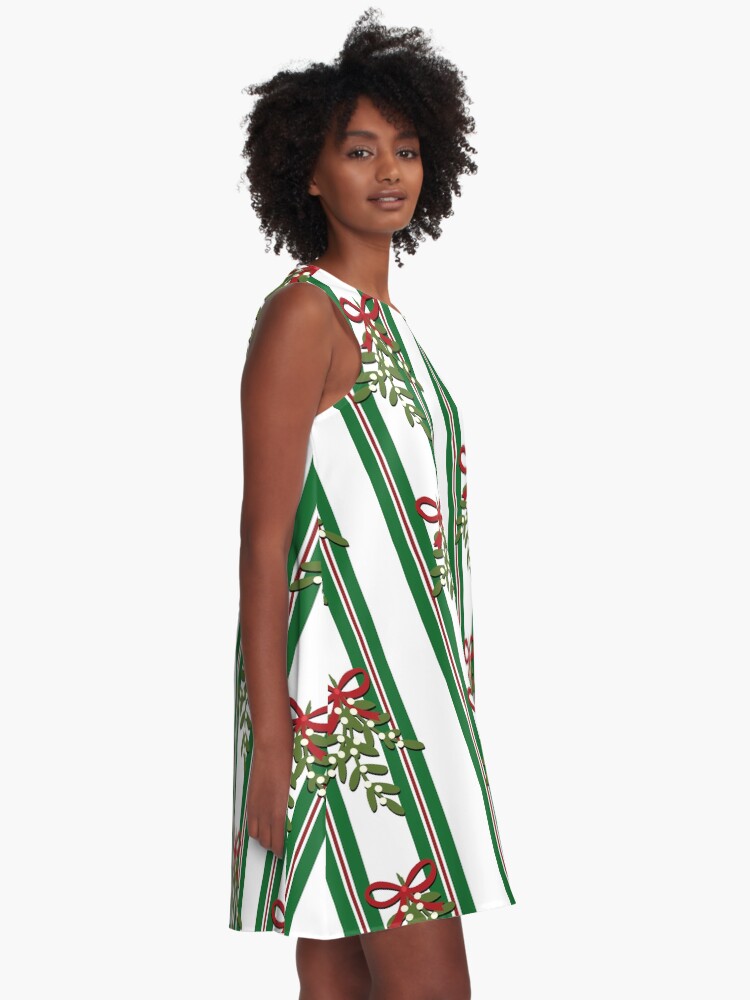 Alternate view of Meet Me Under the Mistletoe A-Line Dress
