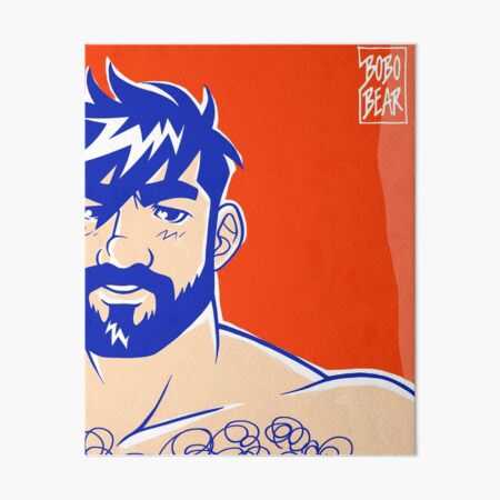 ADAM LIKES RED Art Board Print