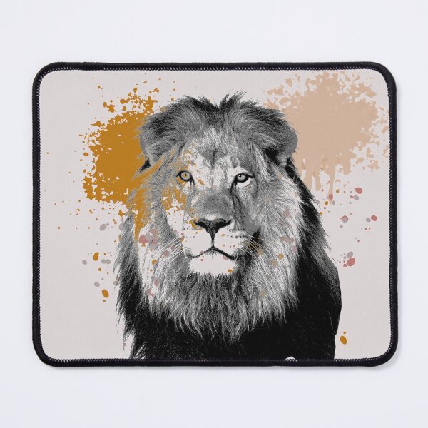Aperçu de l'œuvre Art du pochoir Lion | Style Graffiti créée et vendue par TZoo.