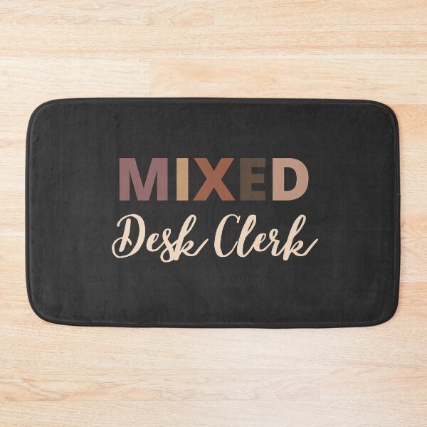 Item preview, Mixed Race desk-clerk designed and sold by LAST WEEK'S STOLEN AESTHETICS.