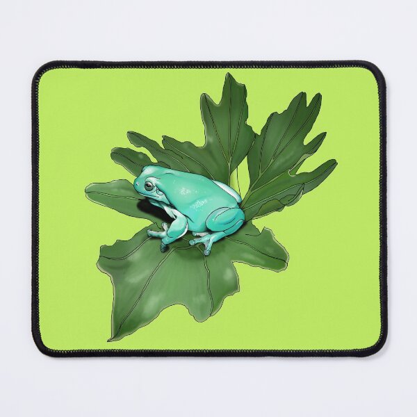 Item preview, White's (Dumpy) Treefrog on a Philodendron Leaf designed and sold by TinkerandBone.
