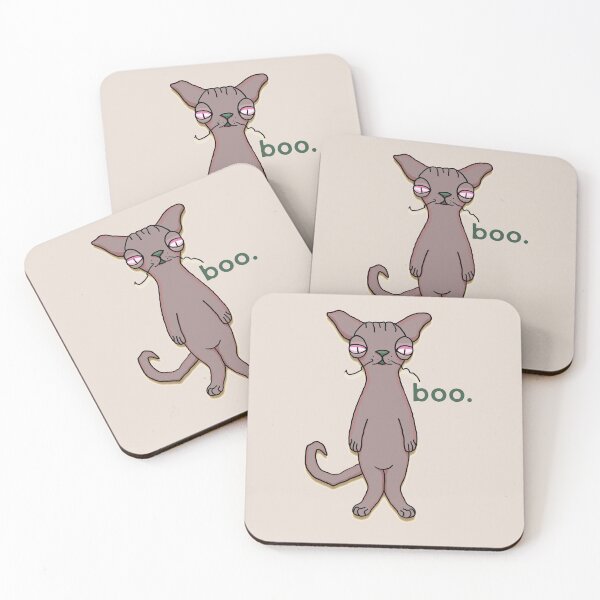 Item preview, Boo Cat - Funny Weird Cats Halloween designed and sold by ViewerEqualsPhoton.