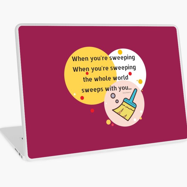 Item preview, When You're Sweeping The Whole World Sweeps With You designed and sold by SavvyCleaner.