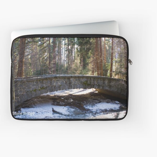 Stone Bridge, Yosemite Creek Laptop Sleeve