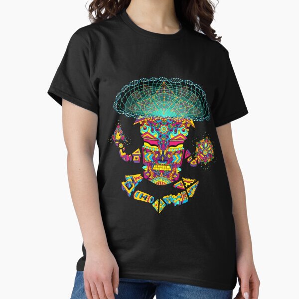 Golden Teacher Mushroom God Classic T-Shirt