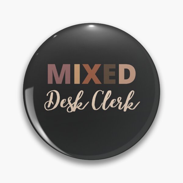 Item preview, Mixed Race desk-clerk designed and sold by LAST WEEK'S STOLEN AESTHETICS.