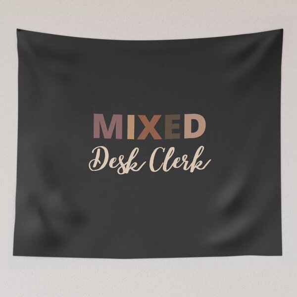 Item preview, Mixed Race desk-clerk designed and sold by LAST WEEK'S STOLEN AESTHETICS.