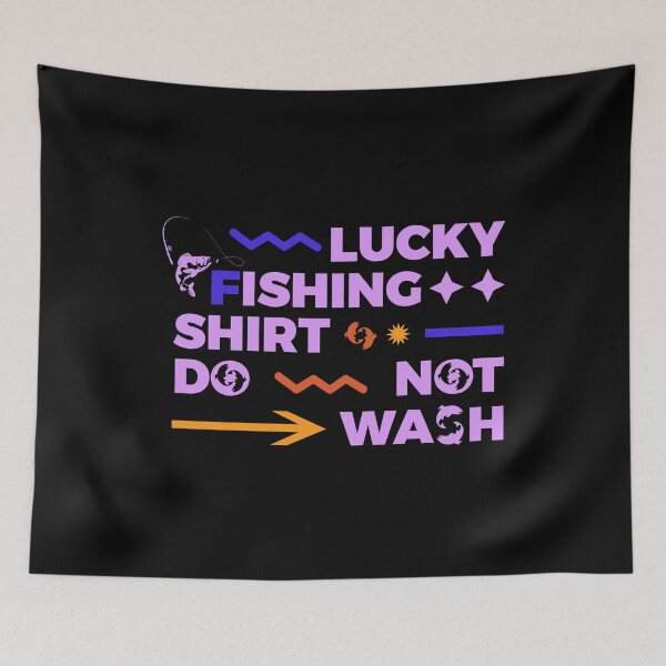 Artikelvorschau, Lucky Fishing Shirt Nicht waschen, Angeln, Seeleben entworfen und verkauft von KunKhalil.
