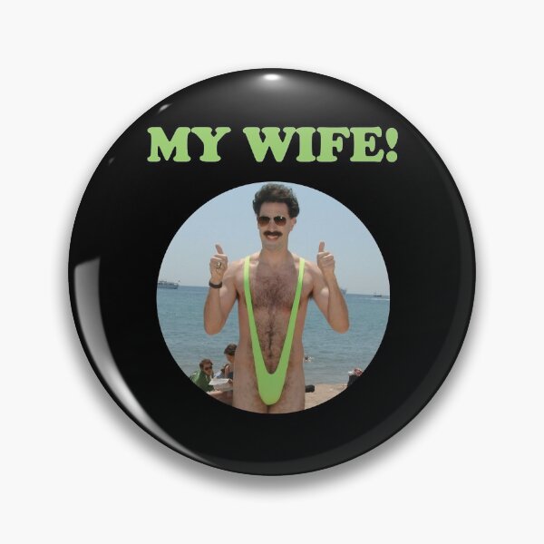 Item preview, Birthday Gift Borat Mankini My Wife Awesome For Movie Fans designed and sold by RubenPrice2210.