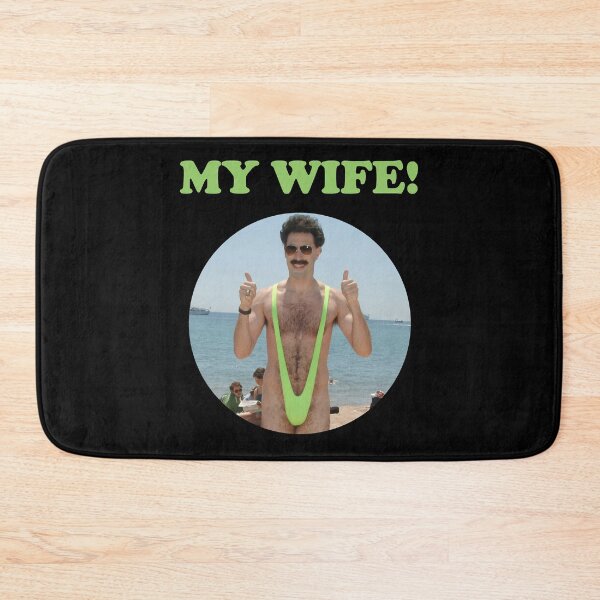 Item preview, Birthday Gift Borat Mankini My Wife Awesome For Movie Fans designed and sold by RubenPrice2210.
