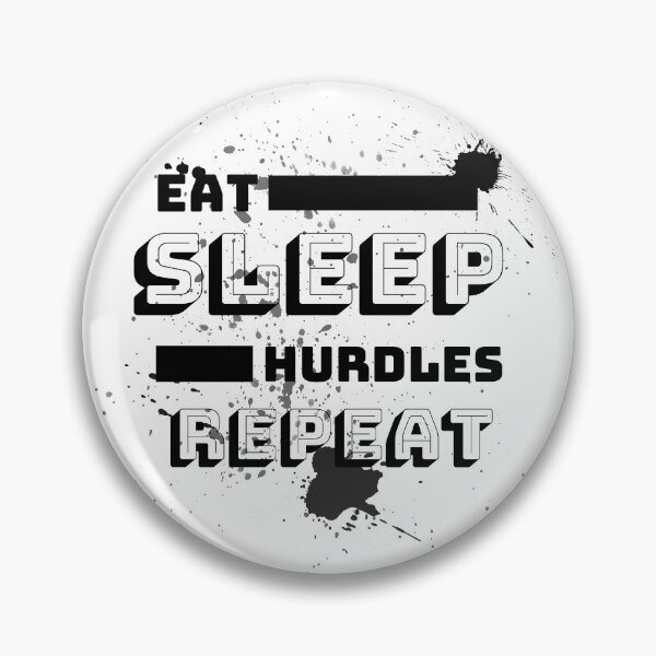 Item preview, Eat sleep hurdles Repeat designed and sold by ChanJrStore.