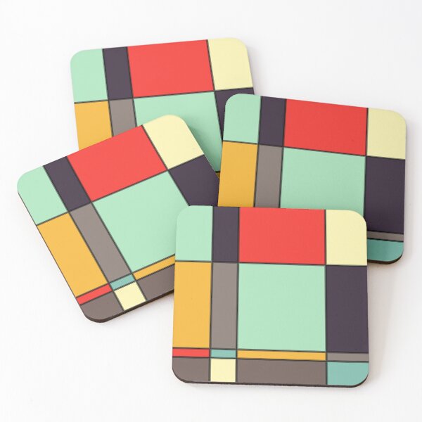 Item preview, Minimalist Abstract Squares 2 designed and sold by MaryJaneRC.