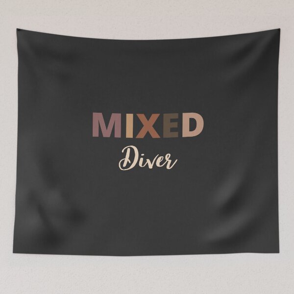 Item preview, Mixed Race diver designed and sold by LAST WEEK'S STOLEN AESTHETICS.
