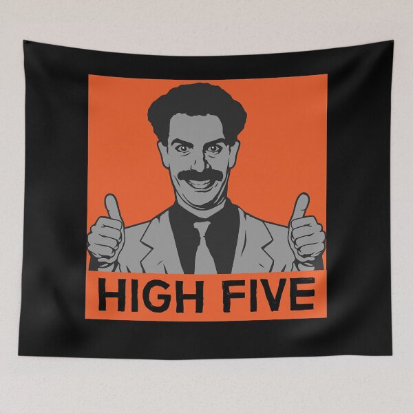 Item preview, Borat Sexy Time High Five Kazachstan Sacha Baron Cohen Number One Prostitute Funny designed and sold by RubenPrice2210.