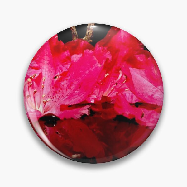 Item preview, Red flowers floating on water designed and sold by Pickleisgreen.