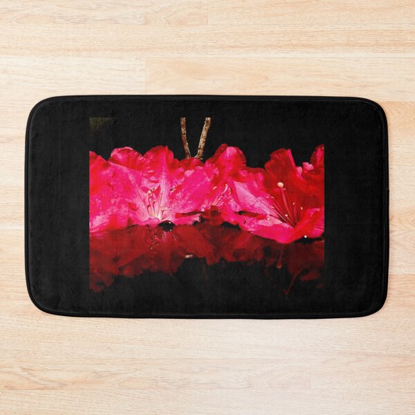 Item preview, Red flowers floating on water designed and sold by Pickleisgreen.