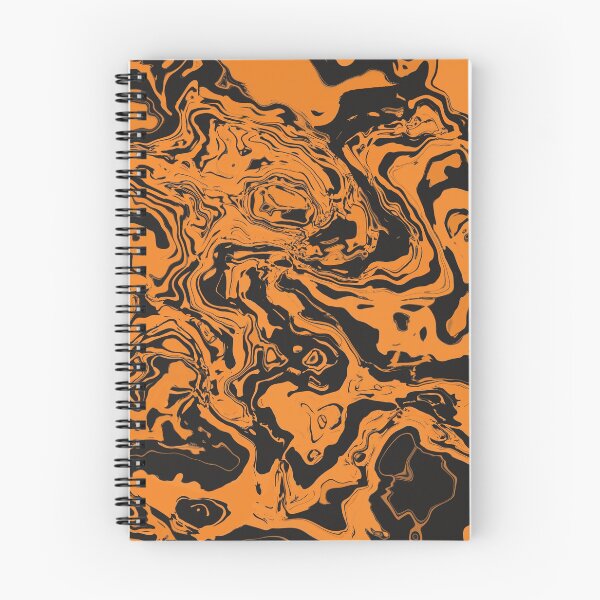 Item preview, Classic Halloween Orange and Black Swirl designed and sold by Ispeakgeek.