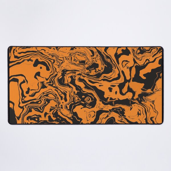 Item preview, Classic Halloween Orange and Black Swirl designed and sold by Ispeakgeek.